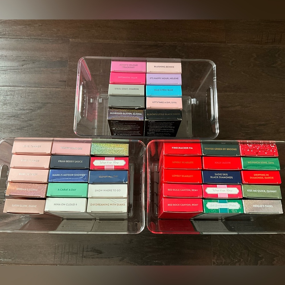 💅 LOT of 40 Red Aspen Nail Dashes • Some Acrylics & Most RETIRED • Take a Look 👀 - Picture 2 of 11